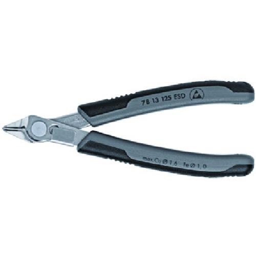 クニペックス KNIPEX ESDエレクトロニクスニッパー #7813-125ESD [149-02...
