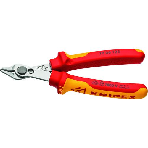 クニペックス KNIPEX 7806-125 絶縁スーパーニッパー #7806-125 [149-0...