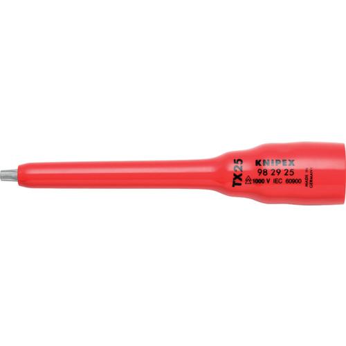 クニペックス KNIPEX 9829-25 （3/8SQ） 絶縁ソケットTx25 1000V #98...