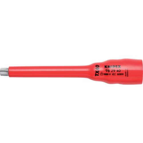 クニペックス KNIPEX 9829-40 （3/8SQ） 絶縁ソケットTx40 1000V #98...