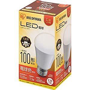 アイリスオーヤマ IRIS LED電球 E26 広配光 100形相当 電球色 LDA11L-G-10...