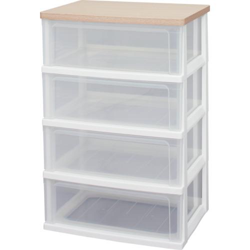 アイリスオーヤマ IRIS ウッドトップチェスト フレンチオーク WTW-544 [155-4159...