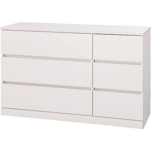 アイリスオーヤマ IRIS  【別途送料】ウッドチェスト ロータイプ オフホワイト WCH-1090...