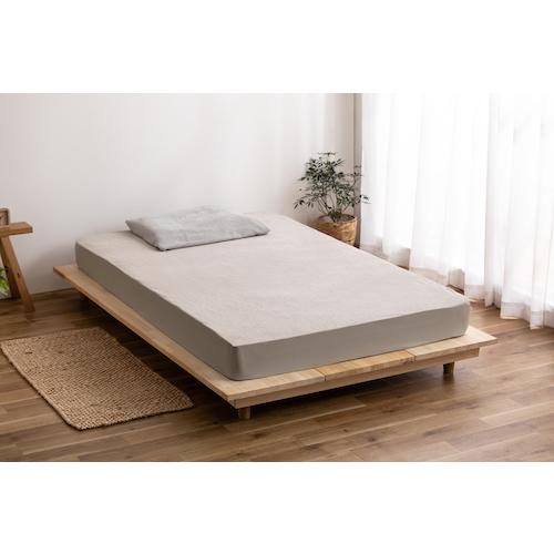 アイリスオーヤマ IRIS 透湿防水ボックスシーツ ベージュ BXS-TCST-D [155-653...