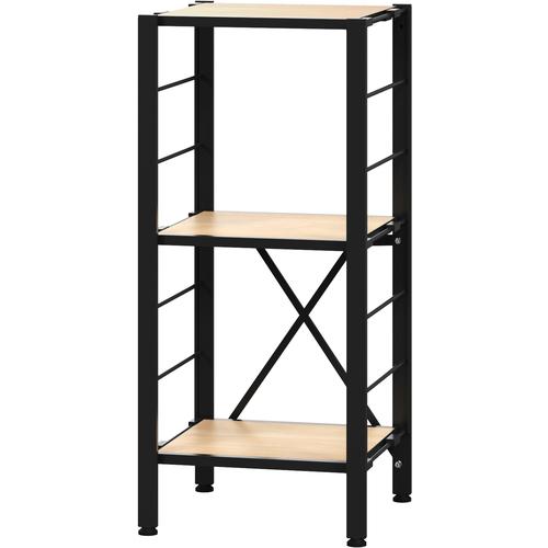 アイリスオーヤマ IRIS 組立簡単 連結スチールラック ナチュラルオーク KRSR3-360 [1...