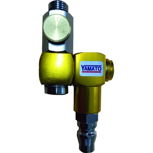 ヤマトエンジニアリング 金属カップリング 流量調整付きスイベルコネクタプラグ 黄 相手側取付 BLY...