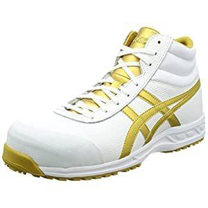 【当日出荷】アシックス asics 安全靴 ウィンジョブ 71S ホワイト×ゴールド 26 FFR71S.0194-26.0 [172-336608]