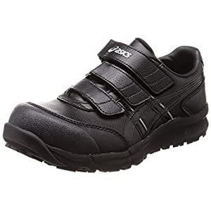 asics ウィンジョブCP301 安全靴 ベルクロ式 FCP301 ウィンジョブ アシックス asics CP301 ブラック×ブラック 25.0cm (1足