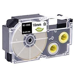 日本ナインスター ネームランド互換テープ XR-18WE [719101] NS-18WE [1847-2664509]