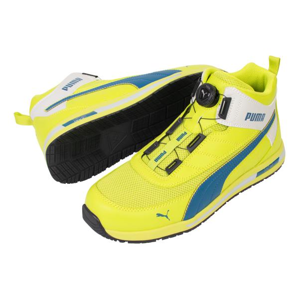 プーマ PUMA 安全靴 SWITCHBACK YELLOW DISC MID　25.5 #63.2...
