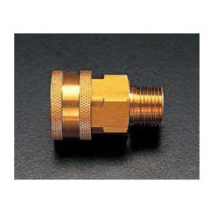 エスコ ESCO  【個人宅不可】 R 3/4” 雄ねじカップリング（中圧用/真鍮） EA140BD...