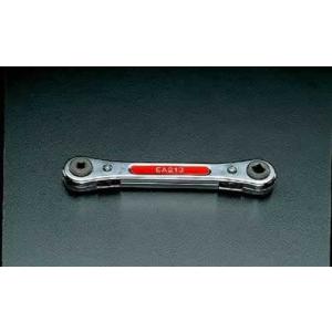 エスコ ESCO  【個人宅不可】 1/4”x3/8”・ 7.0x8.0mm バルブキーレンチ EA...