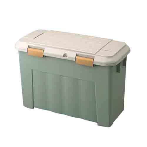 エスコ ESCO  【個人宅不可】 810x370x540mm/107L 収納ケース（キャスター付）...