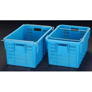 エスコ ESCO  【個人宅不可】 670x470x333mm/ 81.2L コンテナ（2個） EA...