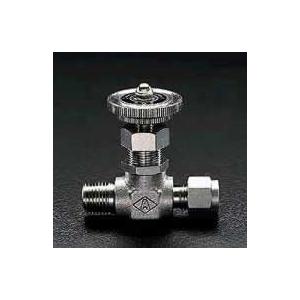 エスコ ESCO  【個人宅不可】 R 1/4”x 8mm ミニチュアバルブ（ステンレス製） EA4...