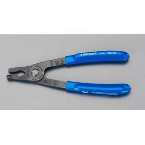 エスコ ESCO  【個人宅不可】 190mm Cリング・ウェッジプライヤー EA590TA [2-...