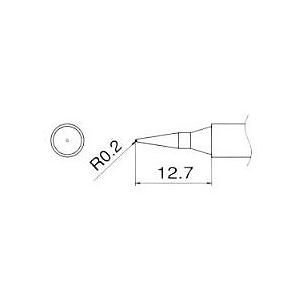 エスコ ESCO  【個人宅不可】 R0.2mm 交換用こて先 EA304AG-22 [2-0691...