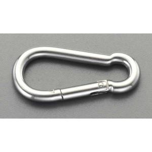 エスコ ESCO  【個人宅不可】 80x 8mm スナップフック（ステンレス製） EA638JP-...