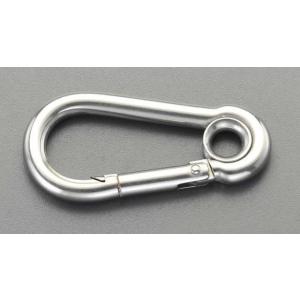 エスコ ESCO  【個人宅不可】 8.0x 80mm スナップフック（ステンレス製） EA638D...