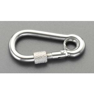 エスコ ESCO  【個人宅不可】 80x 8mm スナップフック（スレンレス製） EA638AX-...