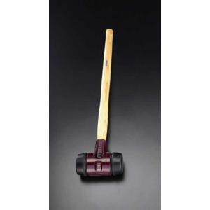 エスコ ESCO  【個人宅不可】 3.5kg/ 80mm 大ハンマー（ラバー） EA575HC-2...