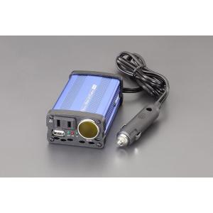 エスコ ESCO  【個人宅不可】 DC12V→AC100V/ 80W インバーター EA812JA...