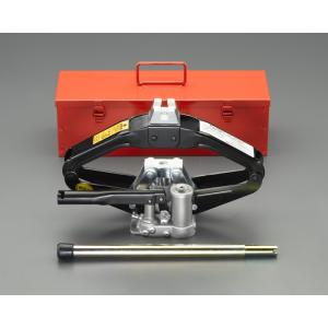 エスコ ESCO  【個人宅不可】 1.0ton/121-381mm パンタグラフジャッキ（油圧式）...