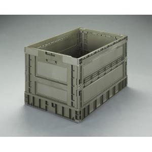 エスコ ESCO  【個人宅不可】 924x620x602mm/298L 折畳コンテナ（OD色） E...