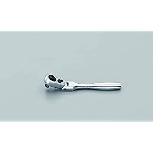 エスコ ESCO  【個人宅不可】 1/4”DR/ 90mm ラチェットハンドル（首振） EA618...