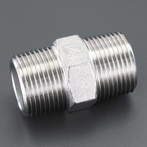 エスコ ESCO  【個人宅不可】 R 1/2” ニップル（ステンレス製） EA469AH-304A...