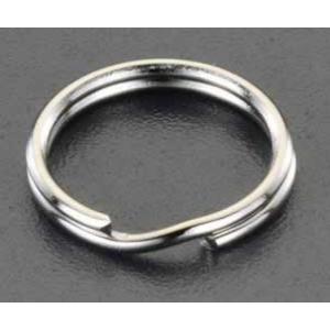 エスコ ESCO  【個人宅不可】 1.3x12.7mm キーリング（ステンレス製/10個） EA6...