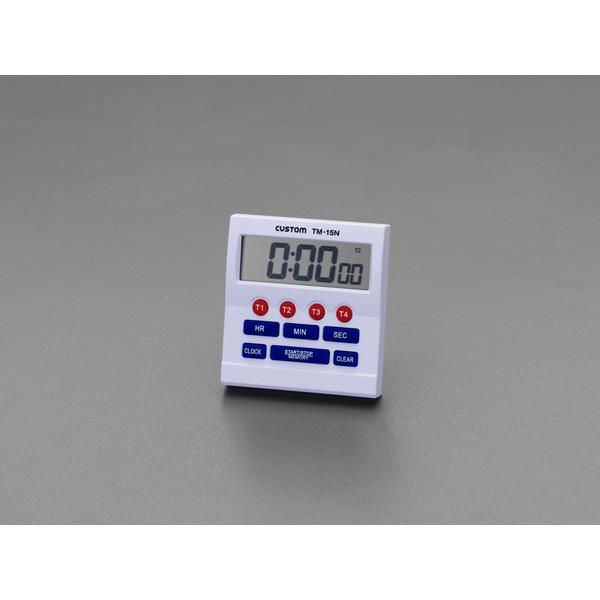 エスコ ESCO  【個人宅不可】 80x80x25mm タイマー（マグネット付） EA798C-5...