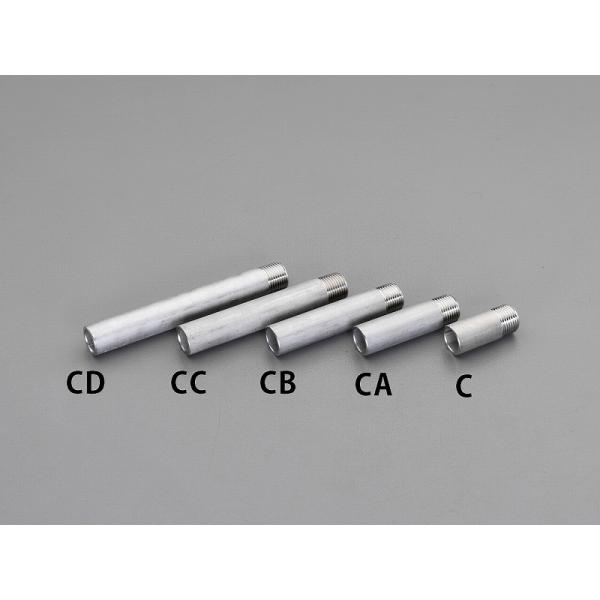 エスコ ESCO  【個人宅不可】 R 3/4”x150mm 片ねじニップル（ステンレス製） EA4...