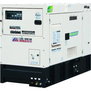 やまびこ 新ダイワ 【別途送料】【個人宅不可】 新ダイワ ディーゼルエンジン発電機（三相・単相3線同 DGM600MK [252-00000047]