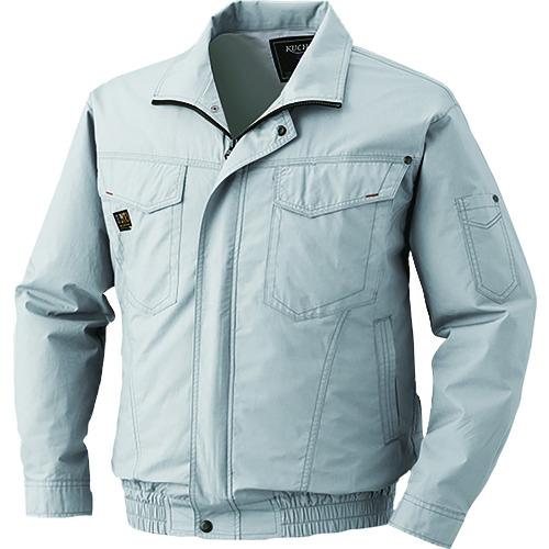 空調服 空調服 綿薄手タチエリウェアのみ シルバー 5L KU91400-C06-S7 [2616-...