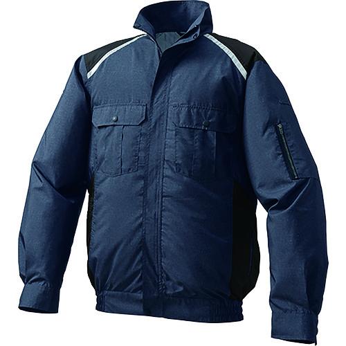 空調服 空調服 ポリエステル製タチエリ空調服［［R下］］ ウェアのみ チャコール杢×ブラック  KU...