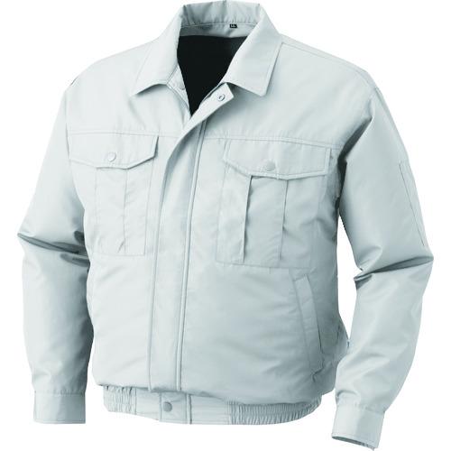 空調服 空調服 ポリエステル製ワーク空調服［［R下］］ ウェアのみ シルバー LL KU90540-...