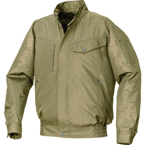 空調服 空調服 ポリエステル製エンボスプリント空調服［［R上］］ ウェアのみ キャメル×キ KU92...