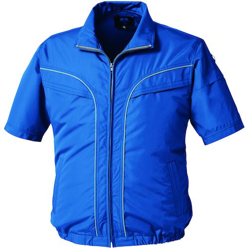 空調服 空調服 空調服［［R下］］ 半袖ブルゾン ブルー S KU92220N50S1 [2616-...