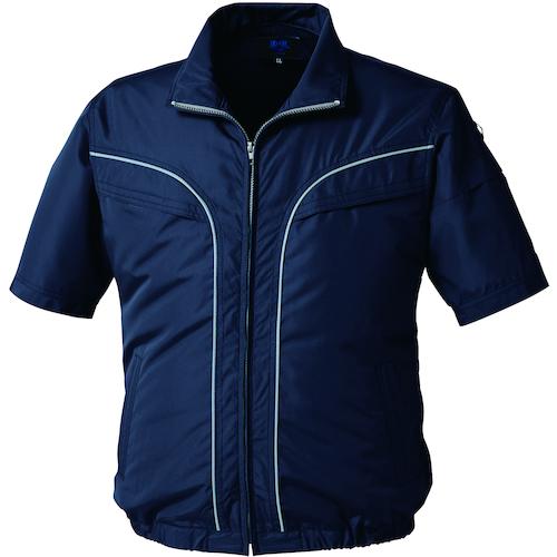 空調服 空調服 空調服［［R下］］ 半袖ブルゾン ネイビー LL KU92220N80S4 [261...