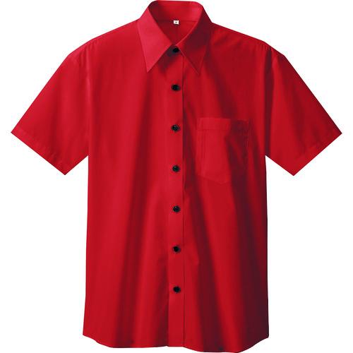 アイトス 半袖シャツ（男女兼用） レッド 6L 8021-009-6L [266-628764]
