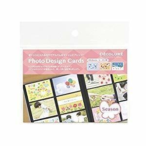 ナカバヤシ デコルーレ フォトデザインカード シーズン PTCL-08 [274-237396]