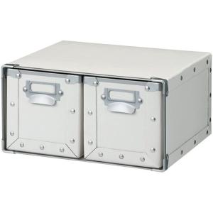 ナカバヤシ CDケース2列 ホワイト FBD-NC201W  [274-959670]