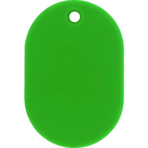 日本緑十字社 小判札（無地札） 小判札45-G 緑 45×30mm スチロール樹脂 200012 [279-026525]
