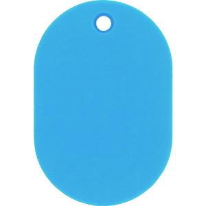 日本緑十字社 小判札（無地札） 小判札45-SB スカイブルー 45×30mm スチロール樹脂 200017 [279-026587]