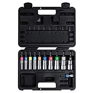 TOP工業 電動ドリル用ユニバーサルショートソケットセット EUS-724SS
