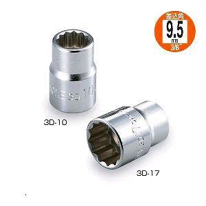 トネ TONE ヘキサゴンソケットレンチセット 13点 12.7mm 400M[30