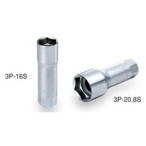 トネ TONE プラグソケット（6角・マグネット付） 3P-16S[30-207187]