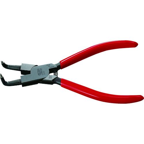 ロブテックス エビ スナップリングプライヤー 穴用・曲爪 全長168mm CB175 [31-085...