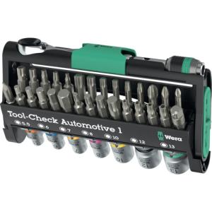 ヴェラ Wera 電動工具用ツールセット ツールチェック 1 自動車用 049065 [319-234827]